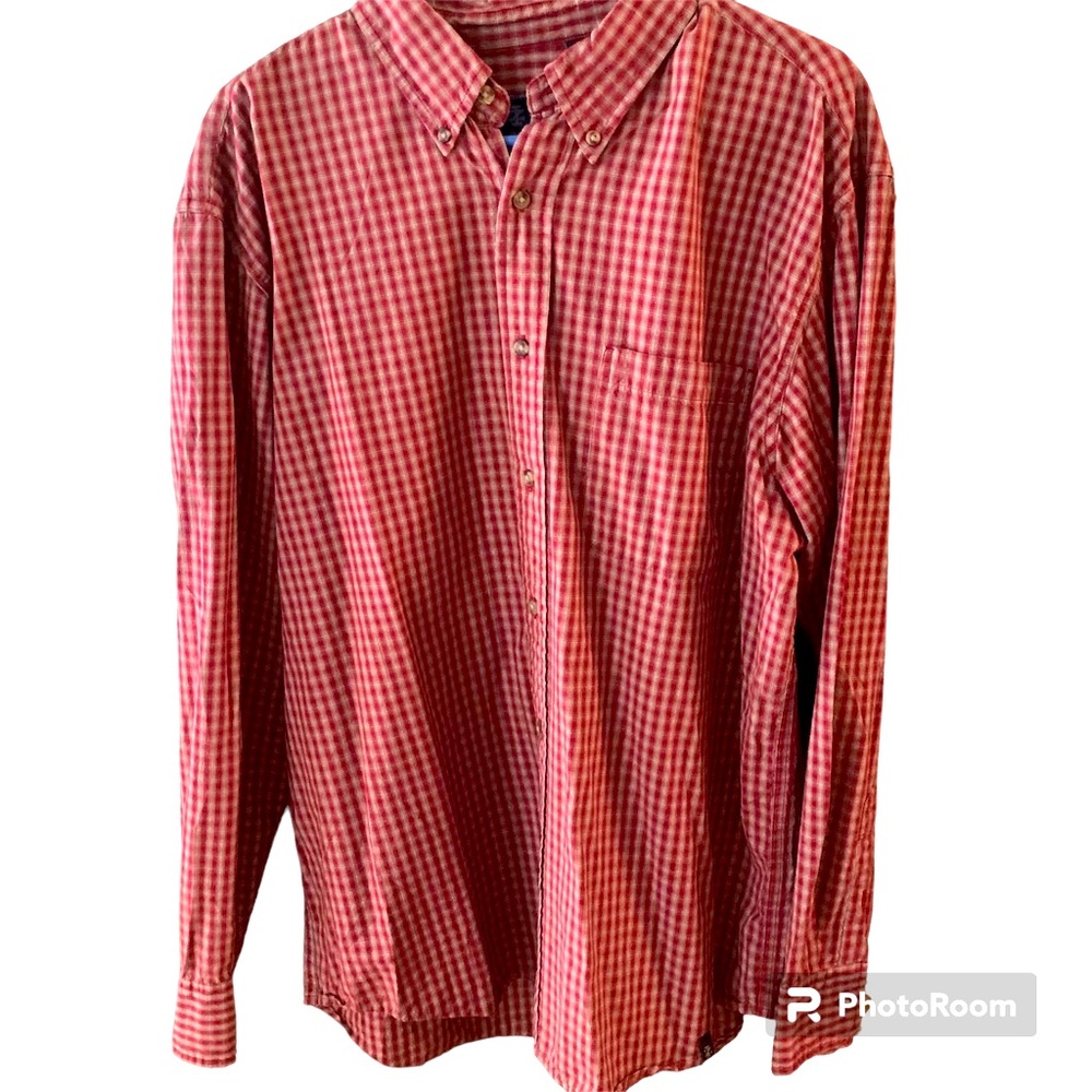 Men’s IZOD Plaid Button Down Large